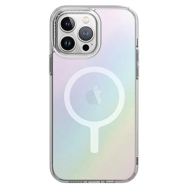 Uniq LifePro Xtreme iPhone 15 Pro Max 6.7" case Magclick Charging opal/iridescent