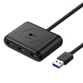 UGREEN 4-Port USB 3.0 Hub (0.5m, Black) – Model 20290