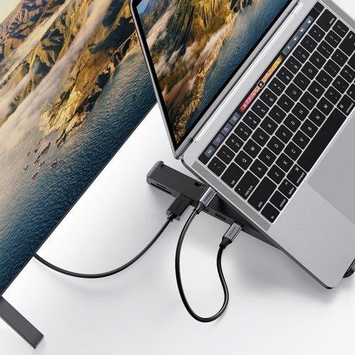 uGreen Smart laptop stand & Docking Station USB-C to HDMI + SD+TF Card Reader