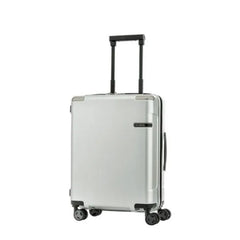 SAMSONITE EVOA Spinner 81cm Expandable – Brushed Silver Luggage