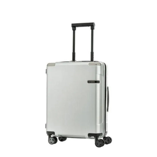 شنطة Samsonite Evoa Spinner 81 سم قابلة للتوسيع – فضي م brushed
