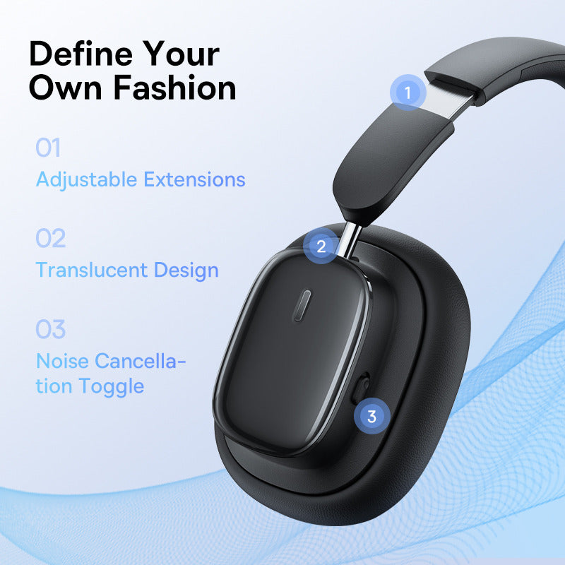 Baseus Bowie H1i Noise-Cancellation Wireless Headphones Baseus Bowie H1i Noise-Cancellation Wireless Headphones