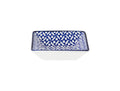 Madame Coco Rêve Bleu Nancy Square Bowl – Artistic Blue Ceramic Serving Bowl