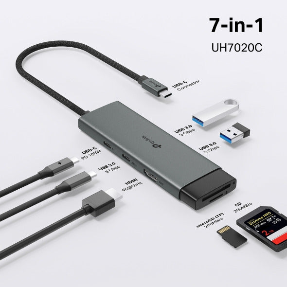 TP-Link UH7020C | USB Type-C 7-Port Hub TP-Link UH7020C | USB Type-C 7-Port Hub