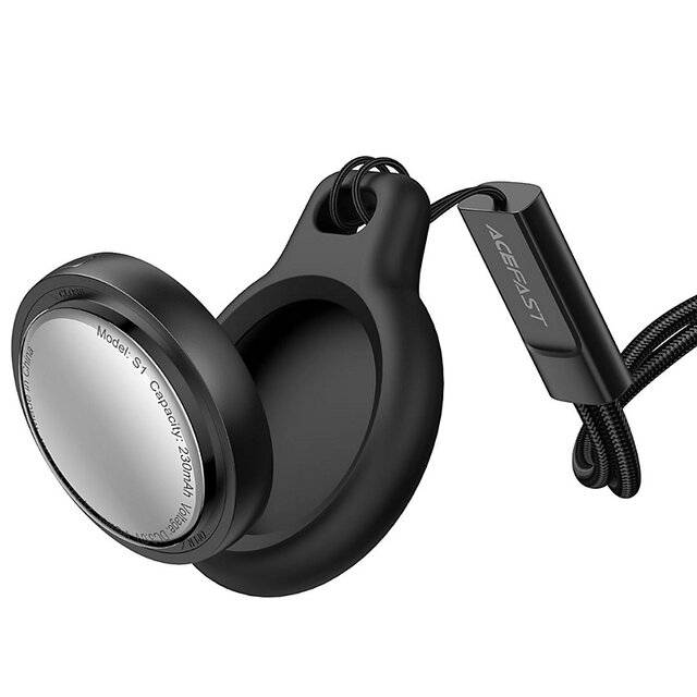 ACEFAST S1 Button Tracker – 4-Pack | Apple Find My | MFi Certified | Anti-Loss | Keys, Bags & Bike Locator