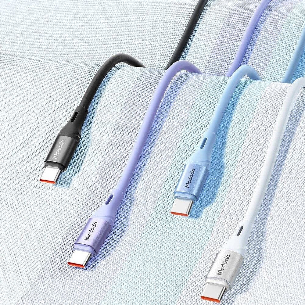 Mcdodo Type C to Type C 65W Fast Charging Cable 1.2m - Black & Gray Mcdodo Type C to Type C 65W Fast Charging Cable 1.2m - Black & Gray