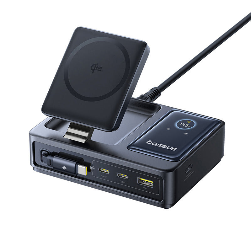 Baseus NOMOS 5-in-1 Desktop Charger - 140W Multi-Function Baseus NOMOS 5-in-1 Desktop Charger - 140W Multi-Function