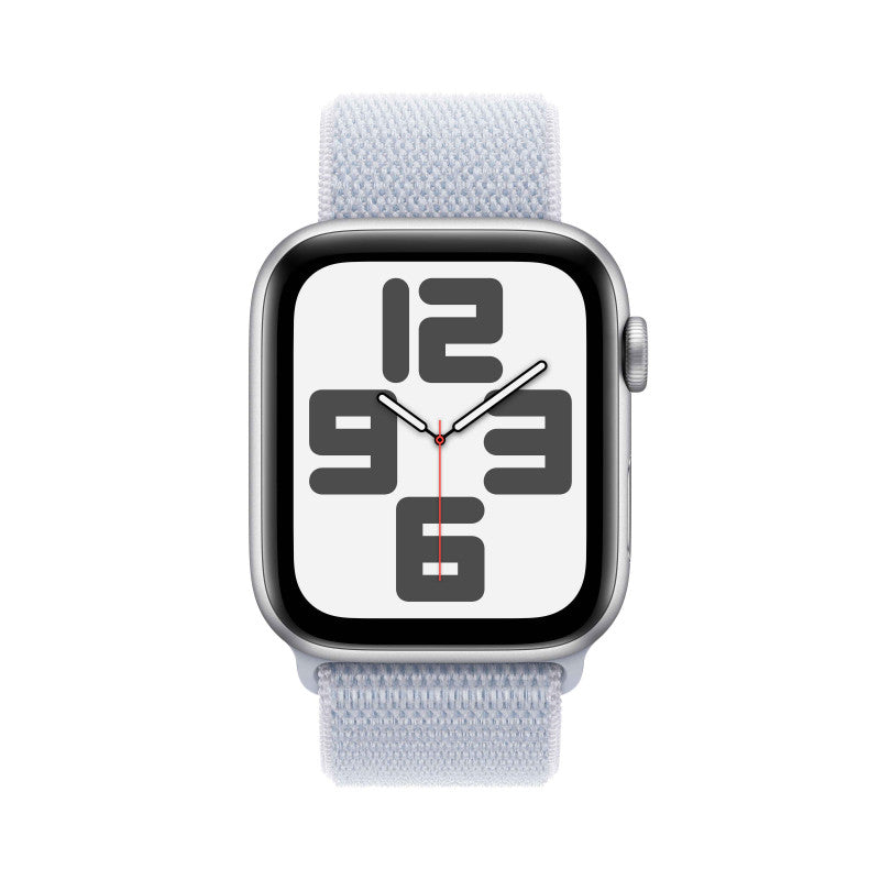 Apple Watch SE GPS Silver Aluminium Case with Sport Band