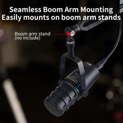 Jmary MC-PW12 Mic – XLR & USB, Cardioid, Plug & Play Jmary MC-PW12 Mic – XLR & USB, Cardioid, Plug & Play