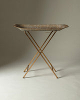 Carol Gold Metal Side Table | Luxury Living Room Accent Table | Madame Coco