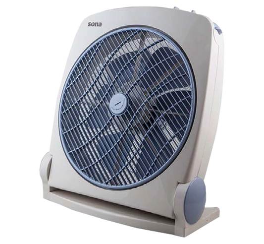 Sona Box Fan 14" with Copper Motor & Timer for Efficient Cooling