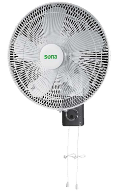 مروحة سونا حائط 16 إنش ريموت 5 ريش WF-4023R