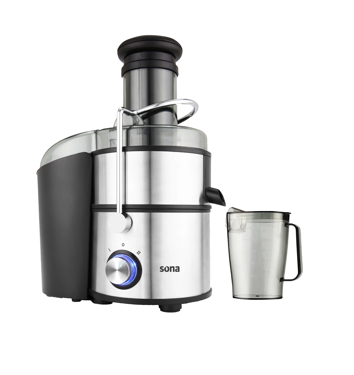 Sona Juicer 800W 2L - Stainless Steel