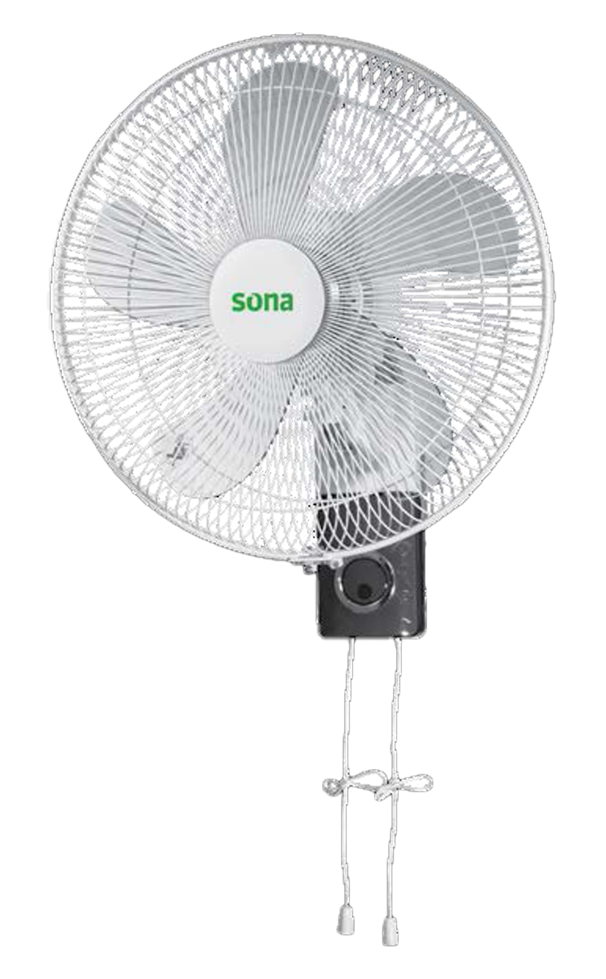 Sona Wall Fan 16 Inch 5 Blades 3 Speeds – Copper Motor | Model WF-4023