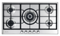 Elba 90 cm Gas Hob with 5 Burners and Cast Iron Support