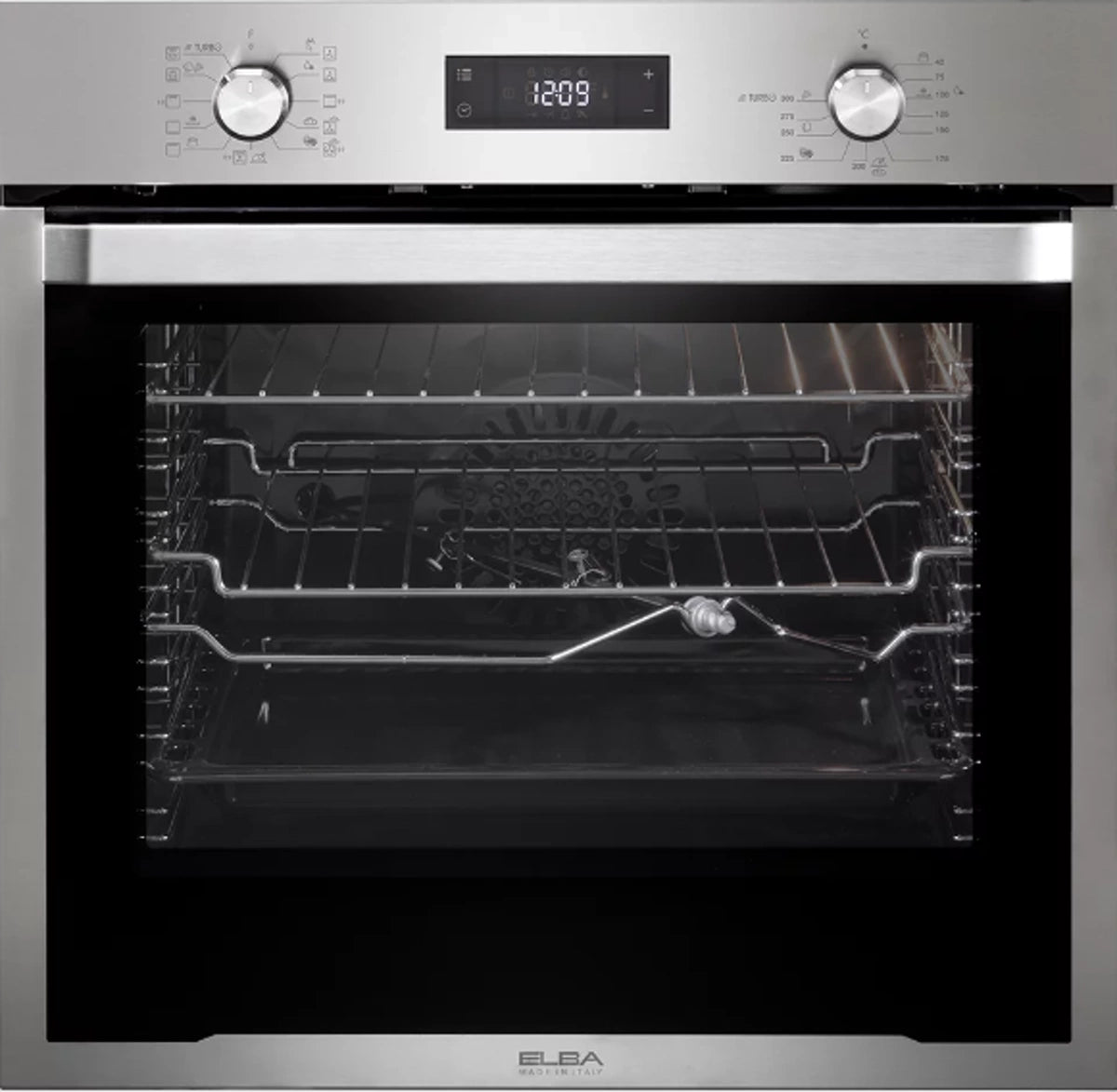 ELBA Electric Oven 11 Functions with Black Glass Door