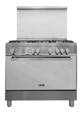 Elba 90 cm Gas Cooker with 5 Burners and Grilling Feature