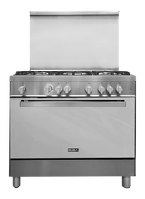 Elba 90 cm Gas Cooker with 5 Burners and Grilling Feature