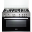 Elba 90 cm Gas Cooker with 5 Burners & Cast Iron Supports
