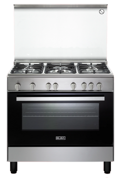 Elba 90 cm Gas Cooker with 5 Burners & Cast Iron Supports
