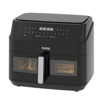 Sona 10L Air Fryer 2600W with Divider For cooking on two sides