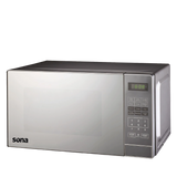 Sona 22L Silver Microwave with Mirror Glass – 700W