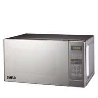 Sona 22L Silver Microwave with Mirror Glass – 700W