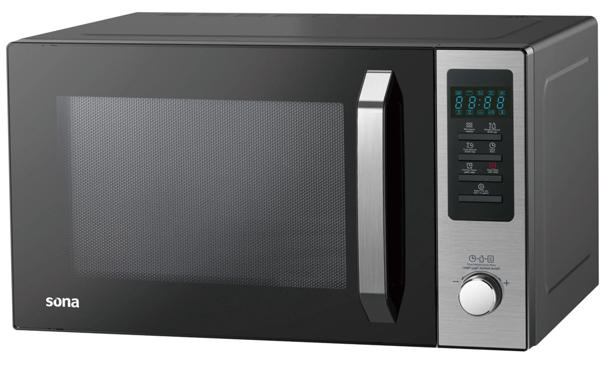 Sona Microwave 1000W 34L with 8 Auto Menus & 5 Power Levels