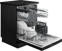Beko Dishwasher 6 Programs 3 Sprays 2 Baskets Black Inverter A++ | BDFN 16422 B