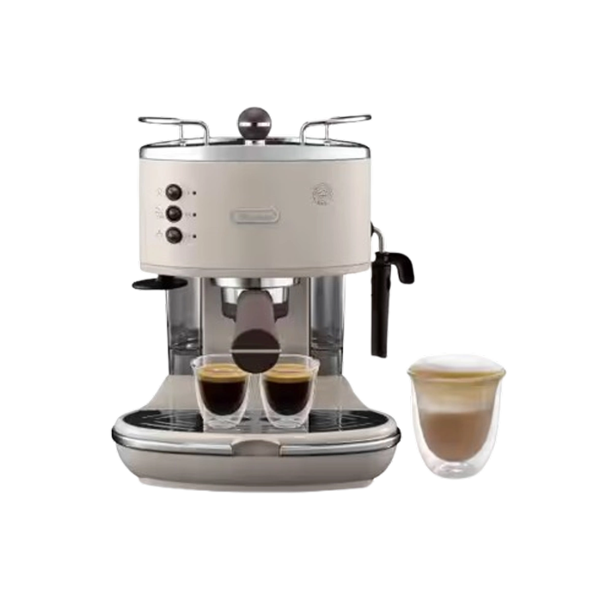 Delonghi Espresso Machine with 15-bar pressure and 1.4L 1100W