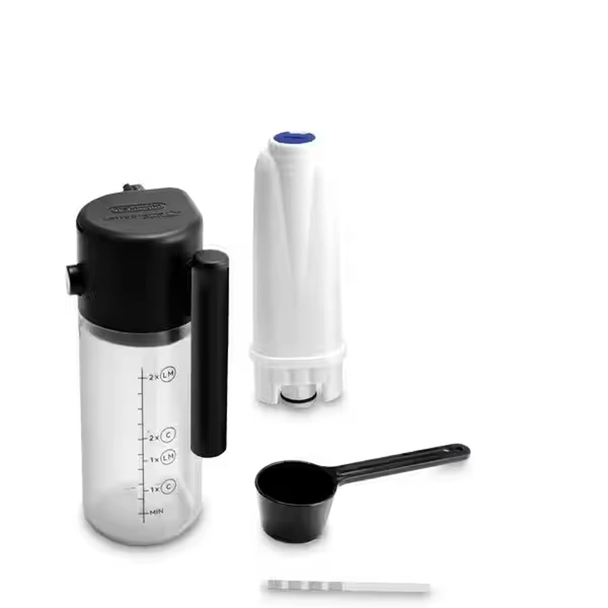 Delonghi Magnifica Start Espresso 15-Bar, Grinder & Milk, Black Delonghi Magnifica Start Espresso 15-Bar, Grinder & Milk, Black