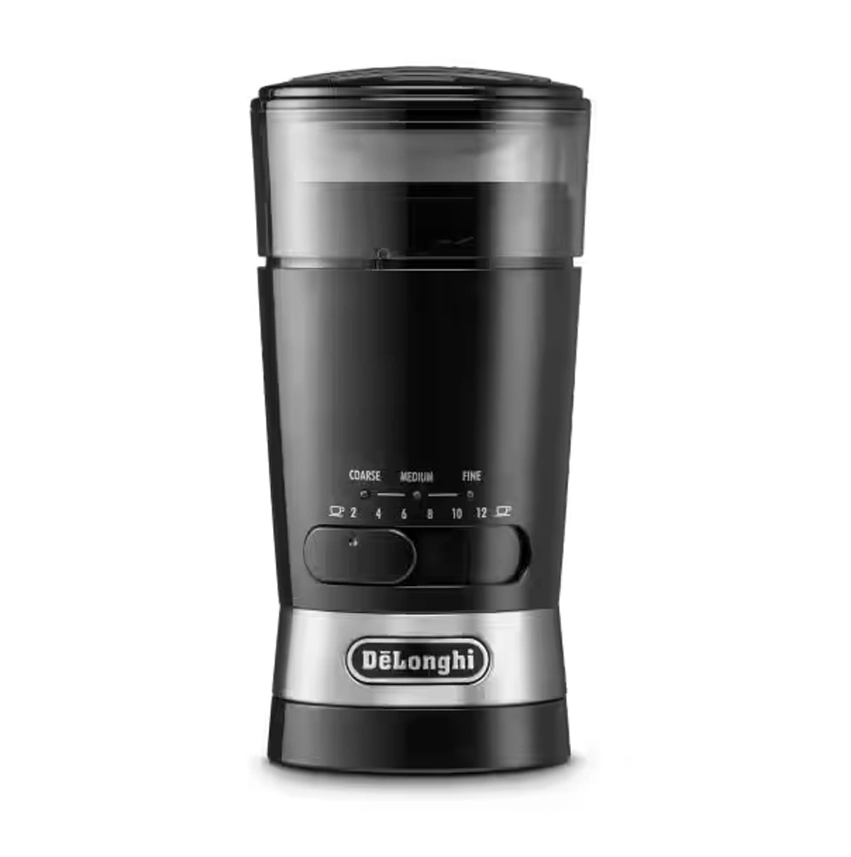 DeLonghi Coffee Grinder - 3 Grind Settings, 90g Capacity DeLonghi Coffee Grinder - 3 Grind Settings, 90g Capacity
