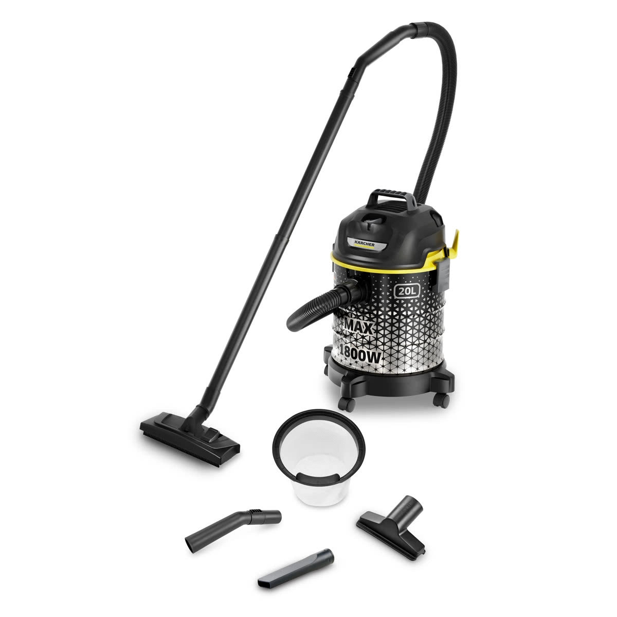 Karcher 1800W Barrel Vacuum with Blower – 20L Capacity Karcher 1800W Barrel Vacuum with Blower – 20L Capacity