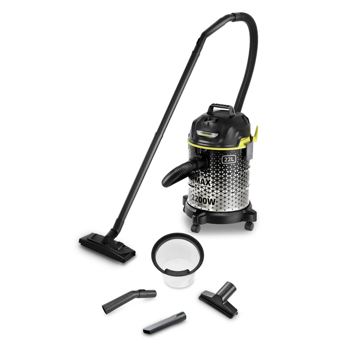 Karcher Barrel Vacuum 2200W with Blower – 22L Capacity Karcher Barrel Vacuum 2200W with Blower – 22L Capacity