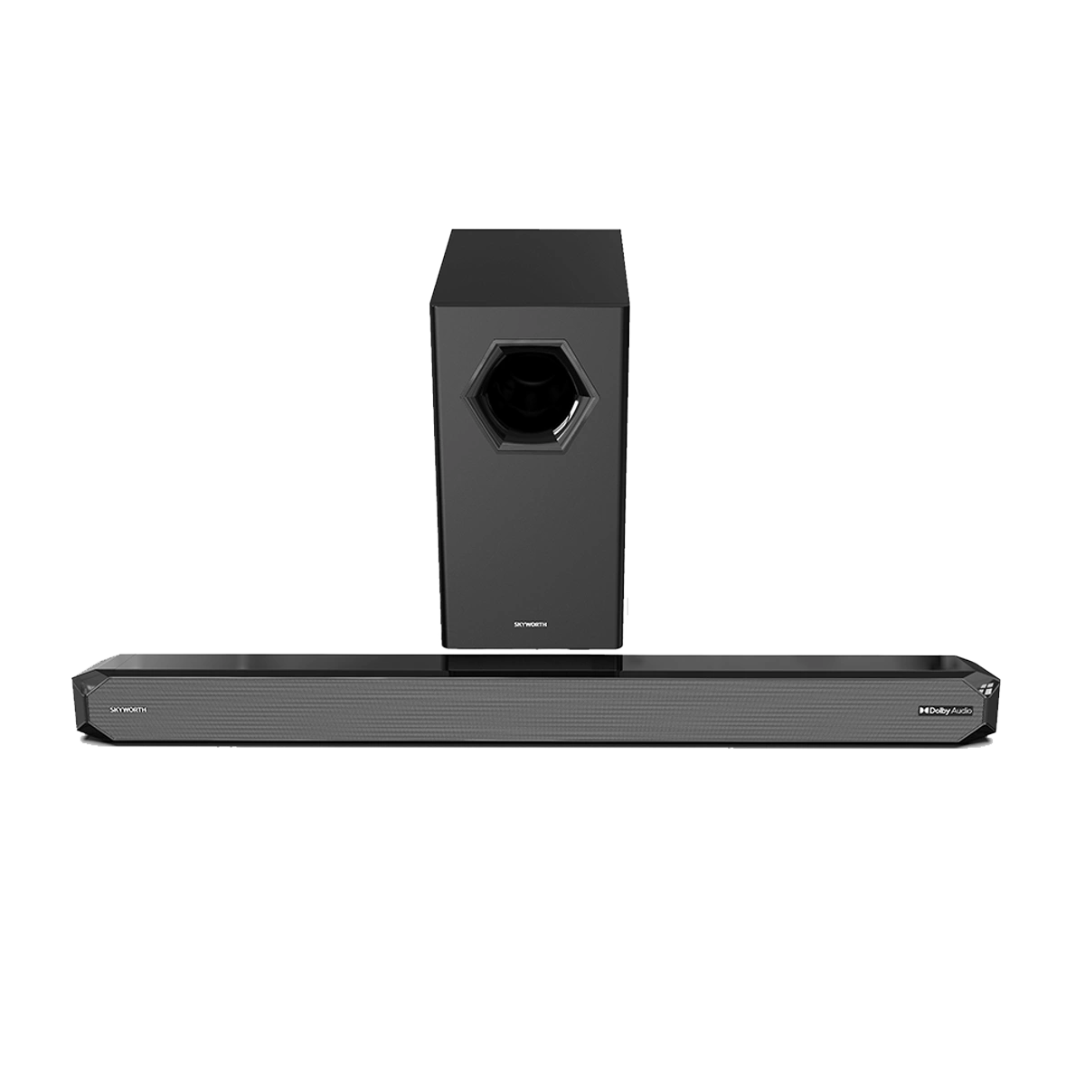 Skyworth 2.1 Soundbar with Dolby Audio & Wireless Subwoofer Skyworth 2.1 Soundbar with Dolby Audio & Wireless Subwoofer