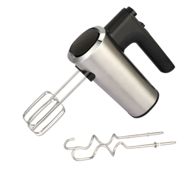 Sona Hand Mixer 400W 5 Speeds + Turbo | Stainless Steel Beaters & Dough Hooks | SHM-1406