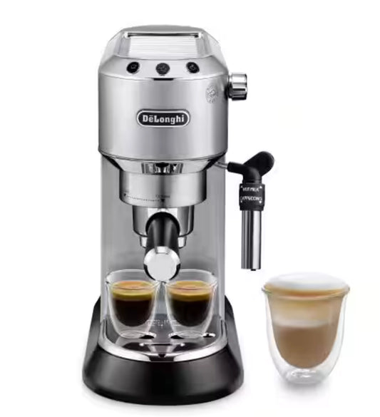 Delonghi Espresso Maker Dedica Style 15 Bar Pressure 1300 Watt, Stainless Steel