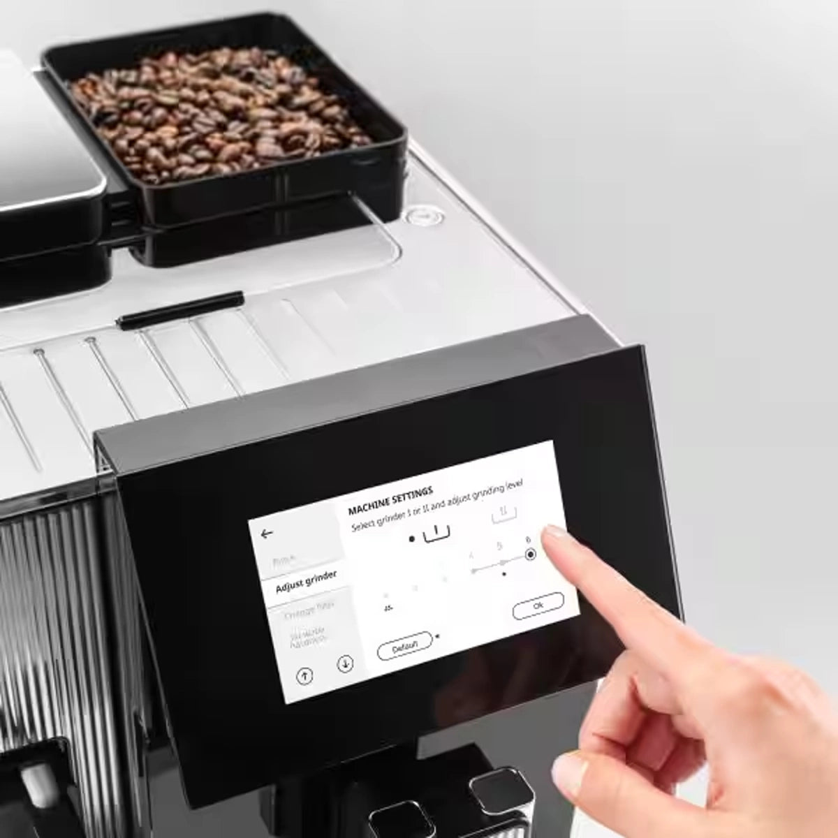 DeLonghi 19-Bar Coffee Maker with Smart Display & Customization DeLonghi 19-Bar Coffee Maker with Smart Display & Customization