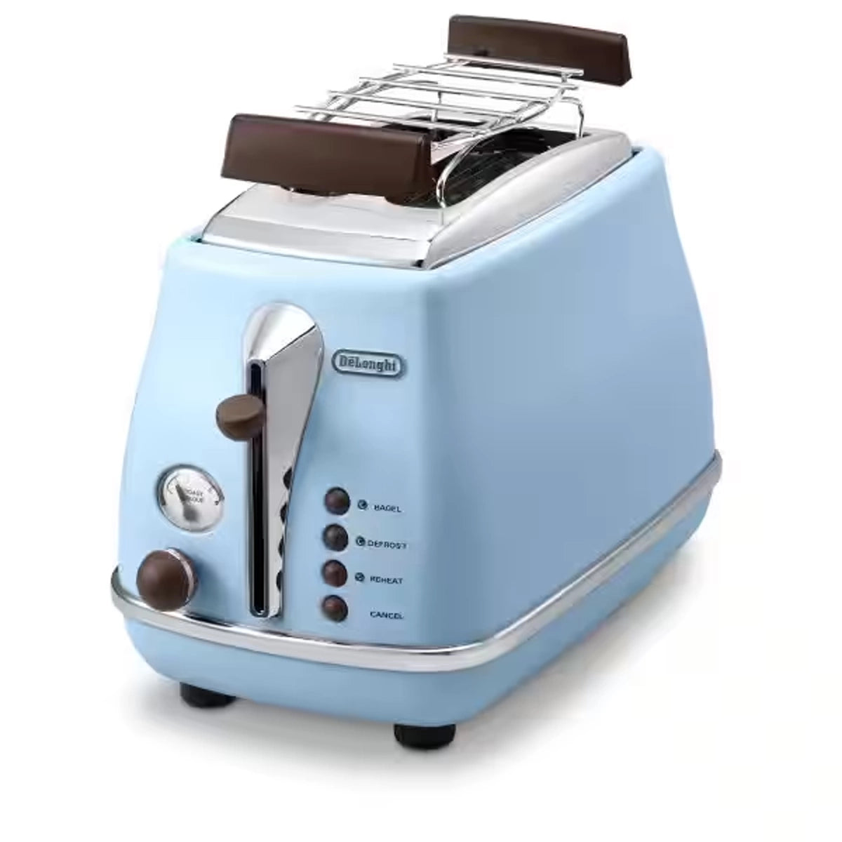 DeLonghi Vintage Light Blue Toaster 2-Slice 900W