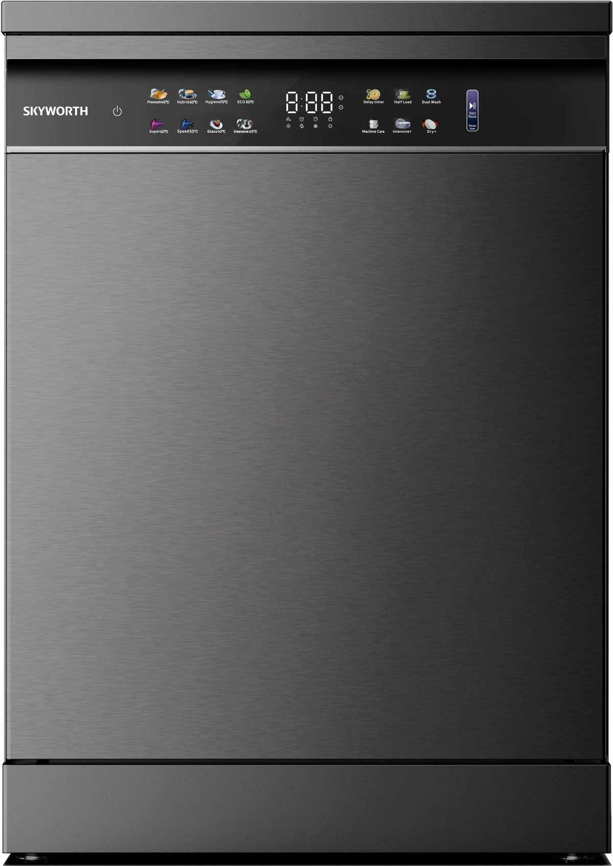 Skyworth Dishwasher 9 Programs A+++ Grey with Touch Control Skyworth Dishwasher 9 Programs A+++ Grey with Touch Control
