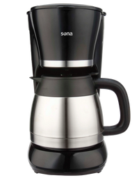 ماكينة قهوة سونا 1 لتر ستانلس 800 واط SCM-1019C