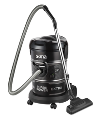 Sona Barrel Vacuum Cleaner 2400W 25L Metal Tank with Air Blower Black