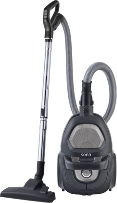 Sona Vacuum Cleaner 2400W Cyclone Technology HEPA Filter 3.5L Bagless Speed Control Gray - SVC-24