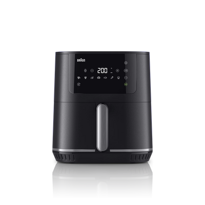 Braun Air Fryer 6 L 1700W 8 Programs Digital LED Touch Control – Black (HF5030IBK)