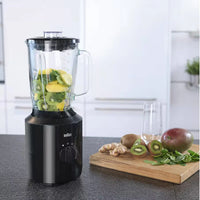 Braun PowerBlend 3 Jug Blender 800W 1.5L Variable Speeds TriAction Technology – Black (JB3150BK)