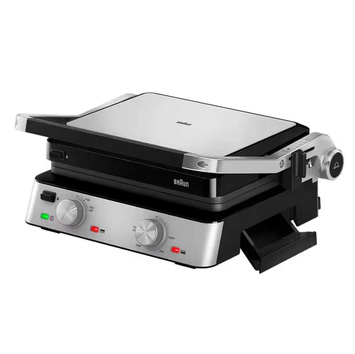 شواية براون MultiGrill 7 2000 واط 3 أوضاع 230°C – أسود/ستانلس