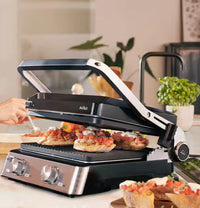شواية براون MultiGrill 7 2000 واط 3 أوضاع 230°C – أسود/ستانلس