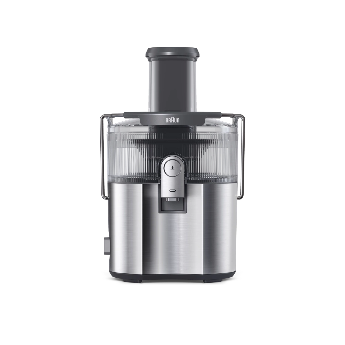 Braun MultiJuice 7 Centrifugal Juicer 1000W 2L ColdXtract Technology 2 Speeds Stainless Steel Filter – Grey (SJ7000)