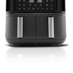 Braun Dual Basket Air Fryer 8L 2850W 8 Programs Sync Function Digital Touch Screen – Black
