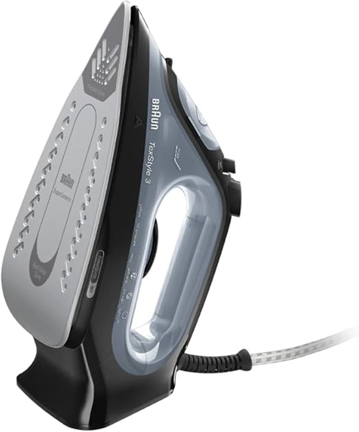 مكواة بخار براون TexStyle 3 ‏2400 واط FreeGlide 3D – أسود
